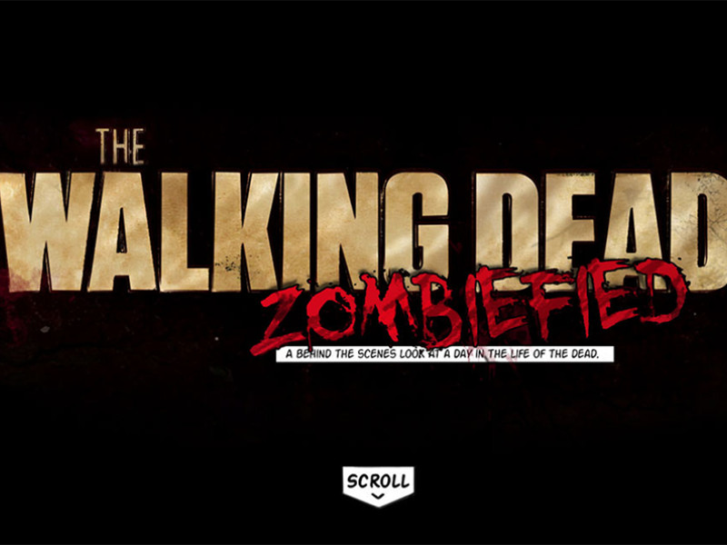 The Walking Dead: Zombiefied Great Website Design