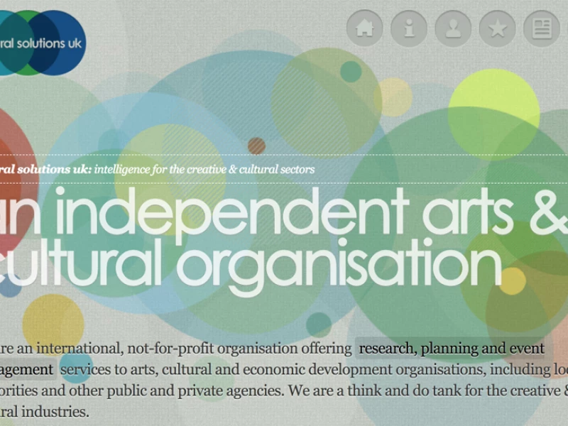 Cultural Solutions Colorful Website Design