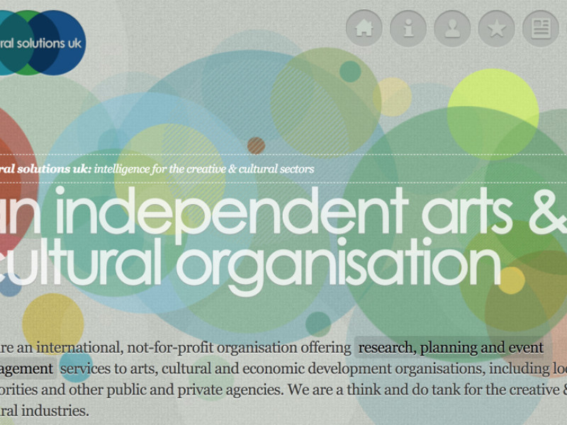 Cultural Solutions Colorful Homepage