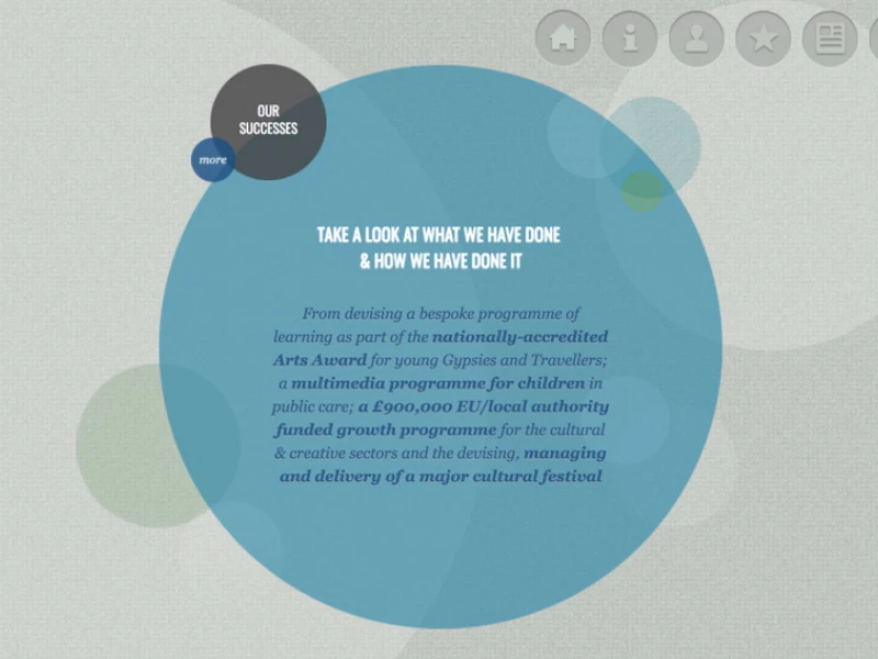 Cultural Solutions Colorful Website Design
