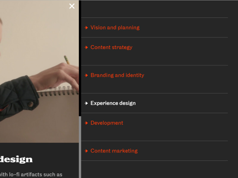 Happy Cog Minimal Website Design