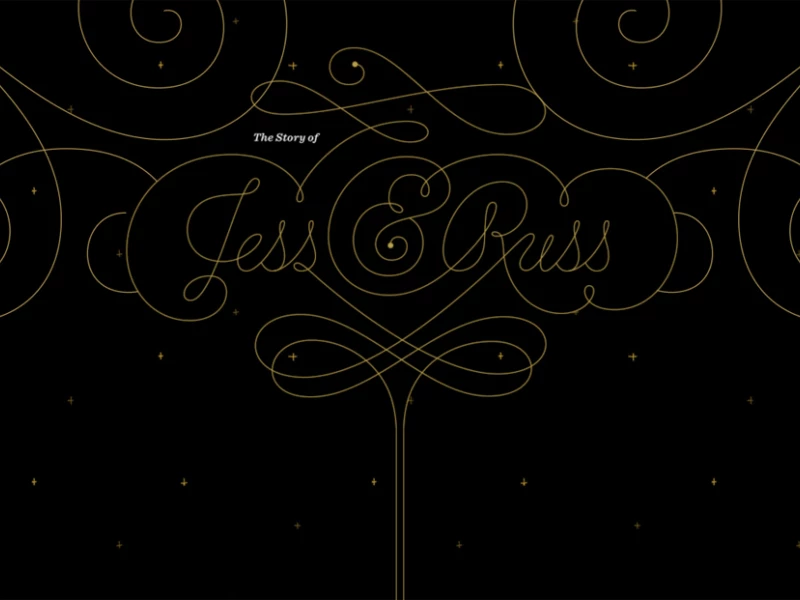 Jess and Russ Elegant Website Design