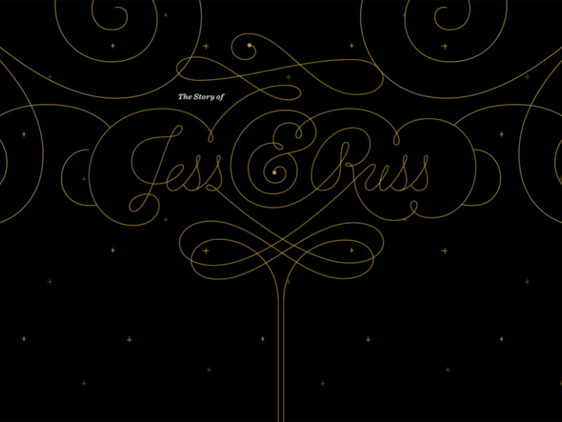 Jess and Russ Elegant Homepage