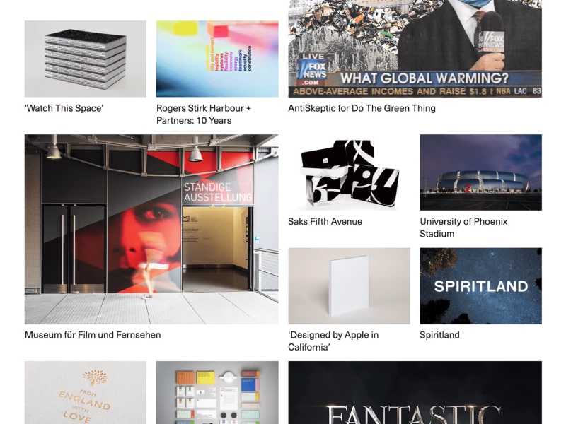 Pentagram Clean Website Design