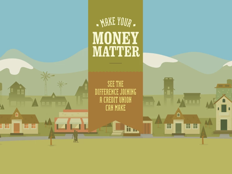 Make Your Money Matter Illustrated Website Design