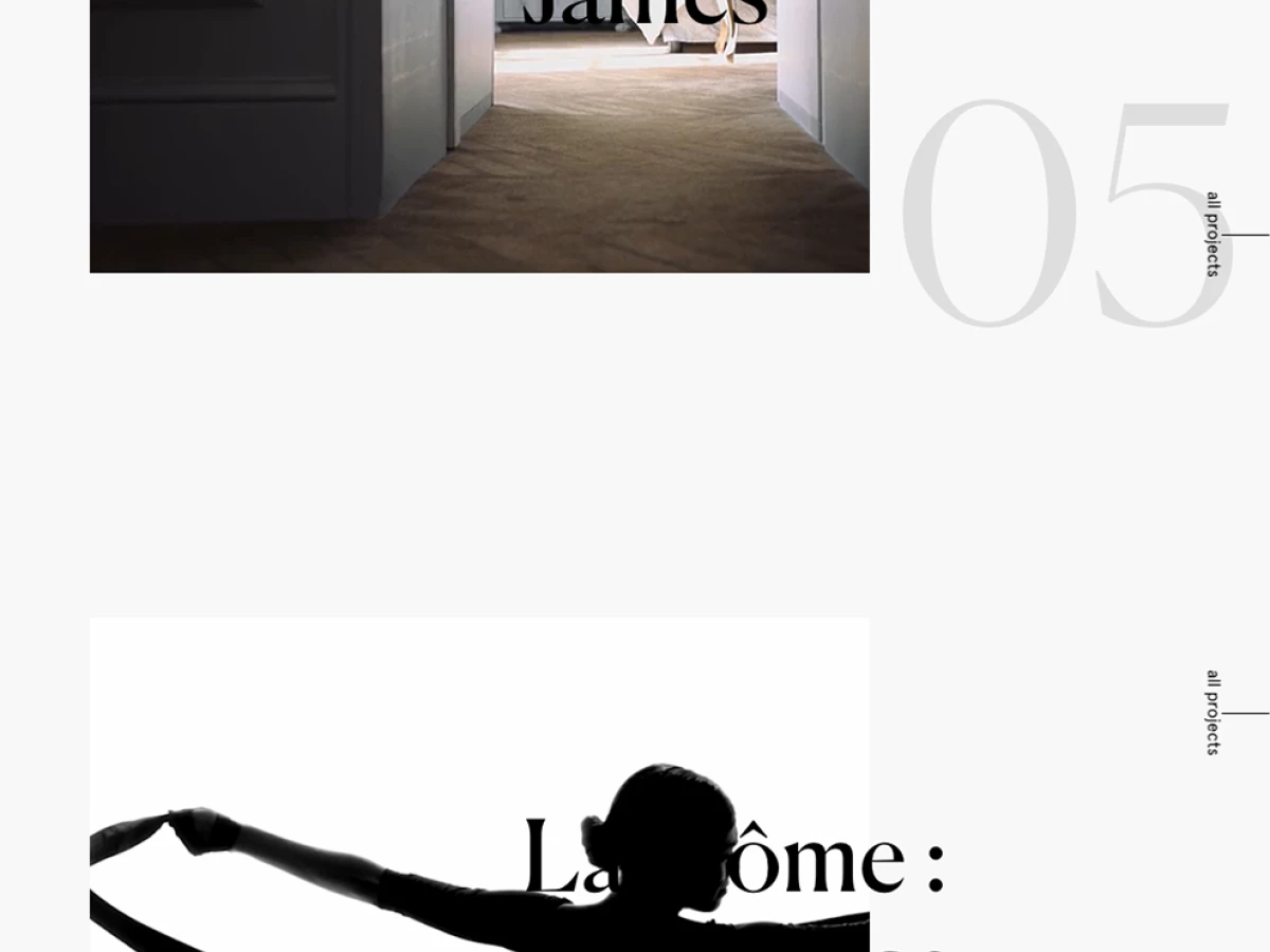 Maison Carnot Minimal Website Design