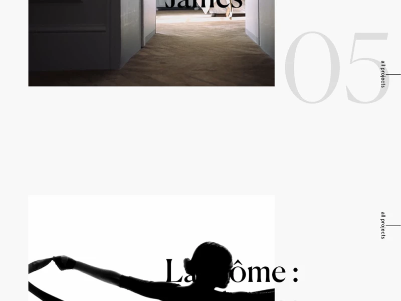 Maison Carnot Minimal Website Design