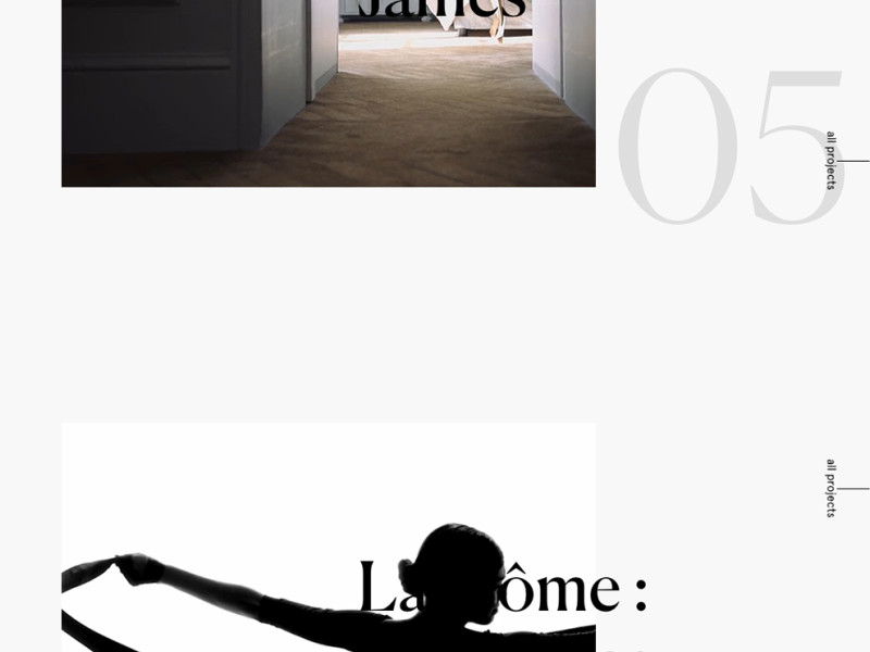 Maison Carnot Minimal Website Design