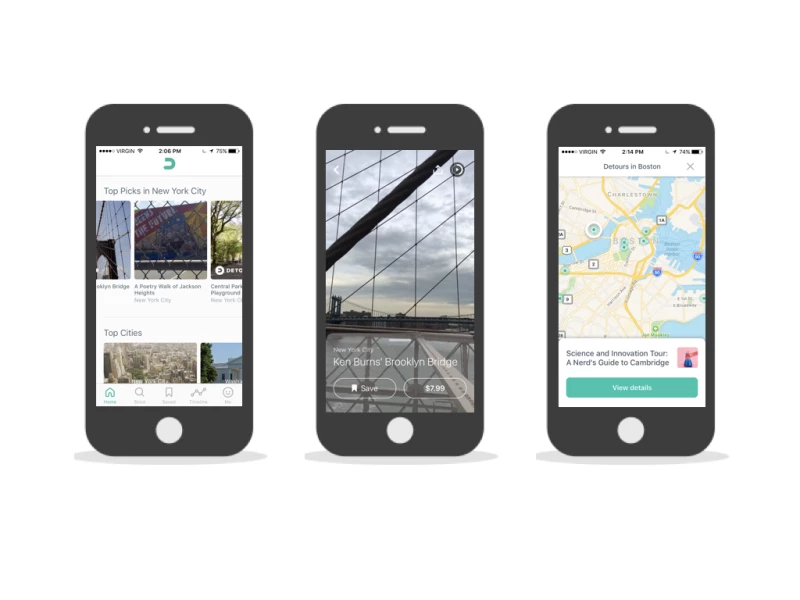 Detour Clean App Design