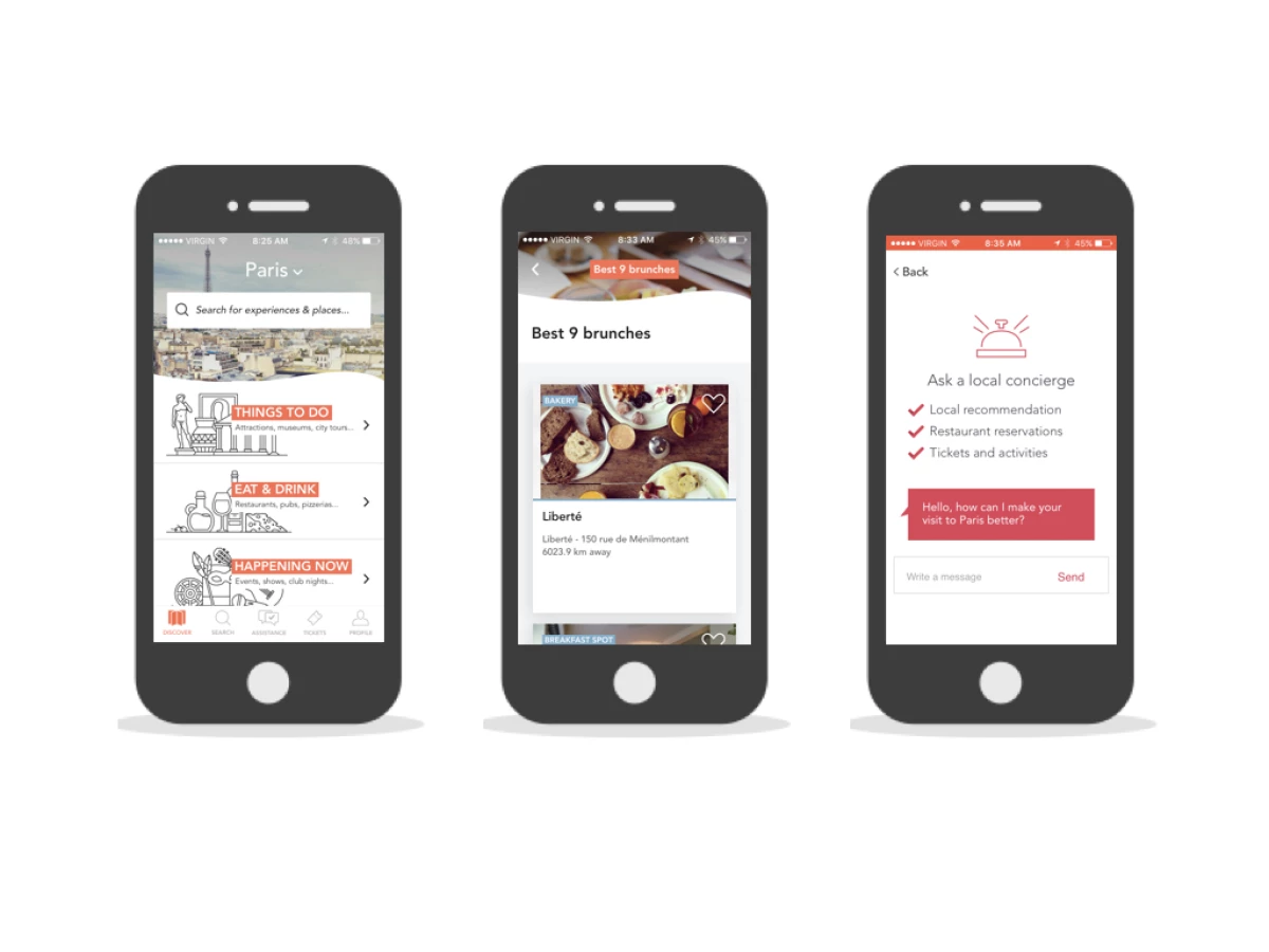 Musement Fresh App Design