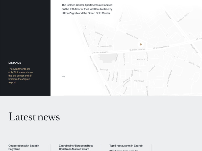 Golden Center Elegant Homepage
