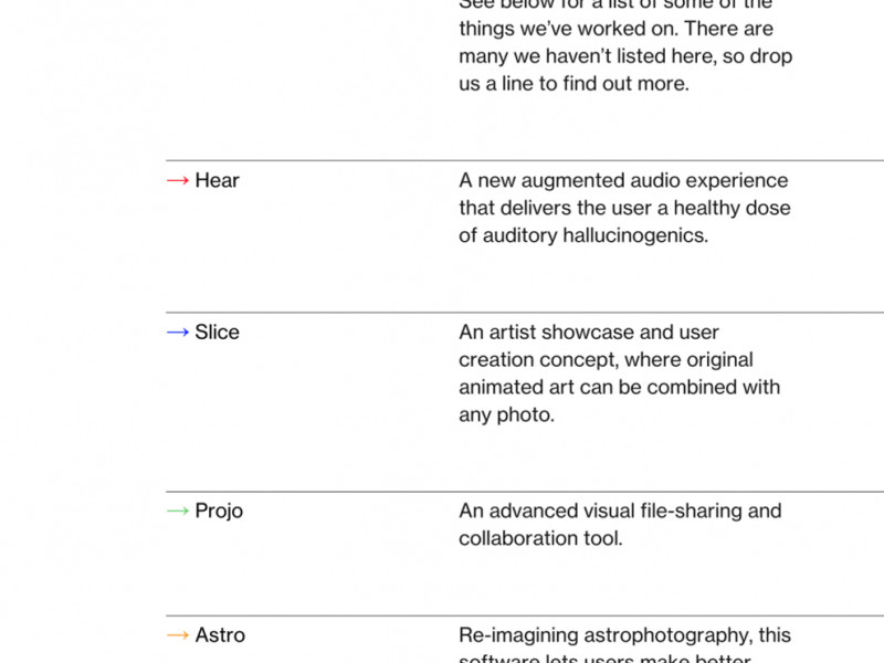 P22 Minimal Homepage