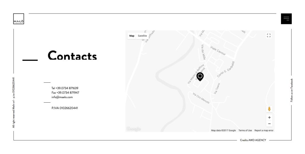 MA&LO Minimal Contact Page