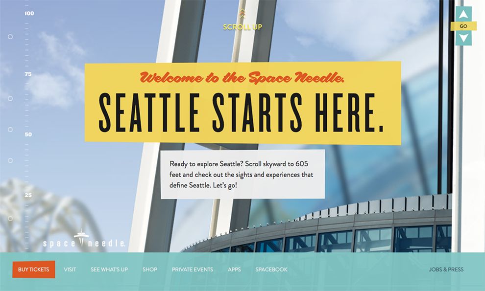 Space Needle Awesome Homepage