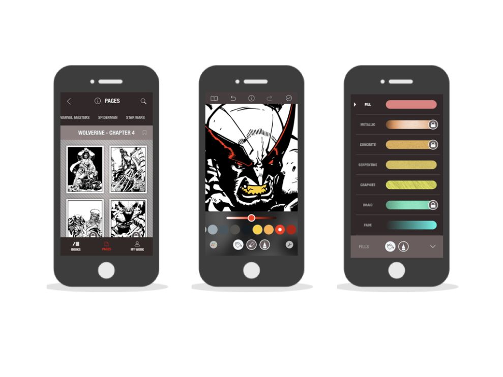 Elegant App Design Inspiration Marvel Color Your Own DesignRush