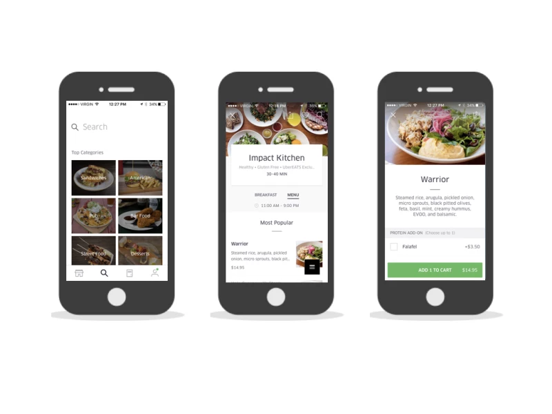UberEATS Beautiful App Design