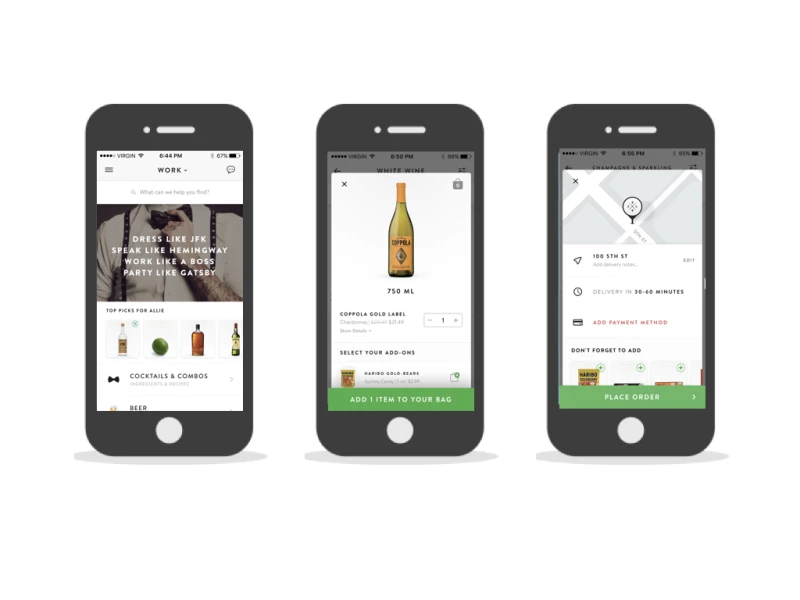 Saucey Modern App Design