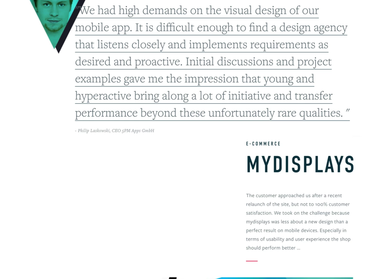 Young and Hyperactive Stunning Homepage