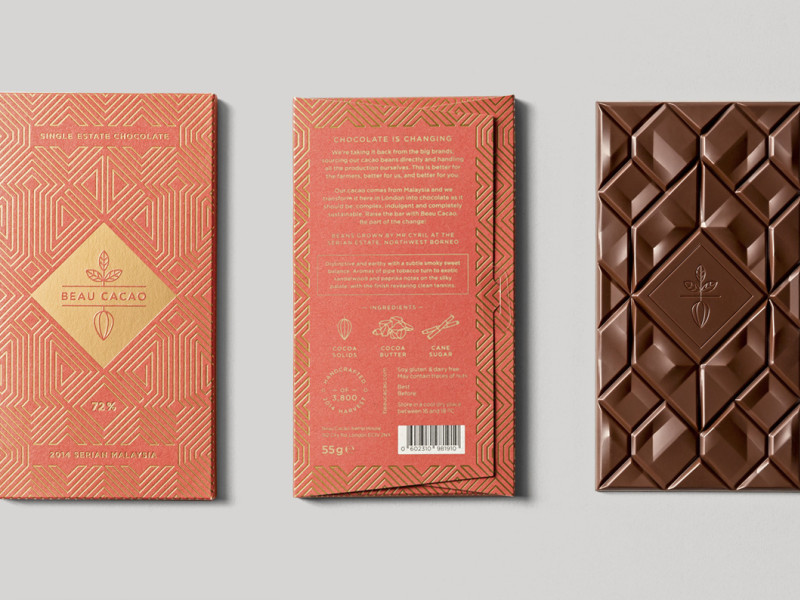 Beau Cacao Packaging Design