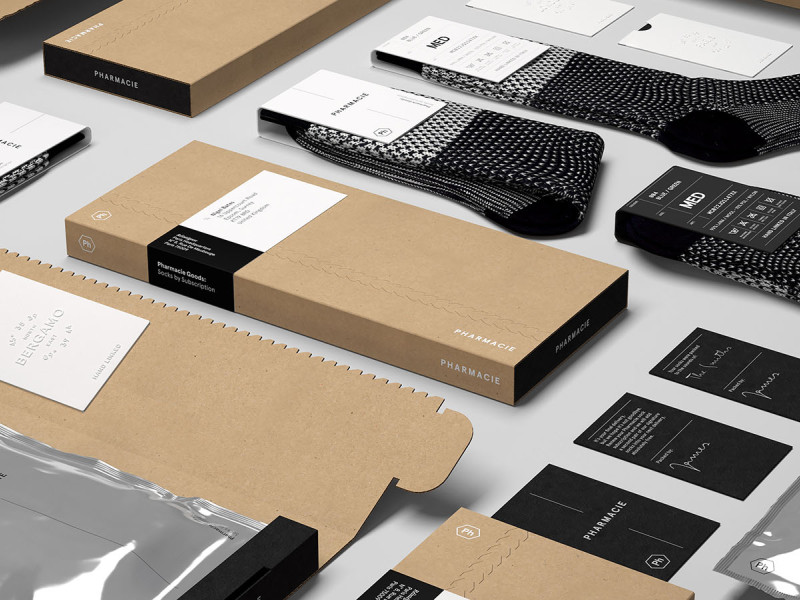 Pharmacie Goods Simple Packaging Design