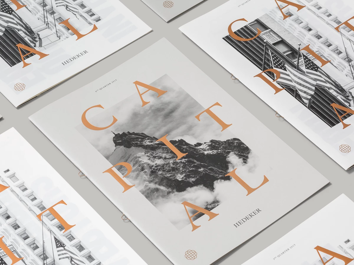Capital Magazine Elegant Print Design