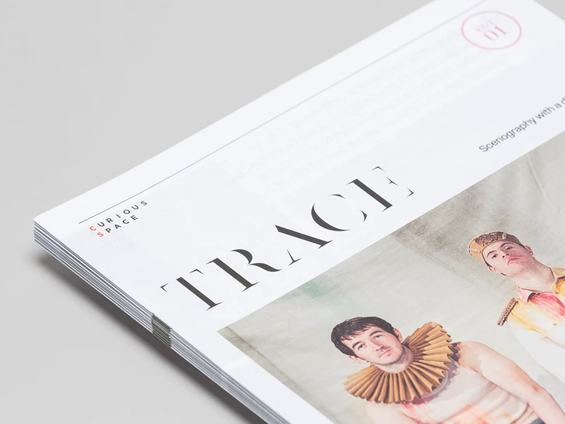 Trace Magazine Elegant Print Design