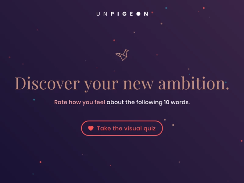 Unpigeon Beautiful Website Design