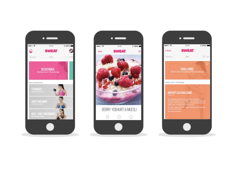 Sweat Kayla Itsines Fitness Mobile App
