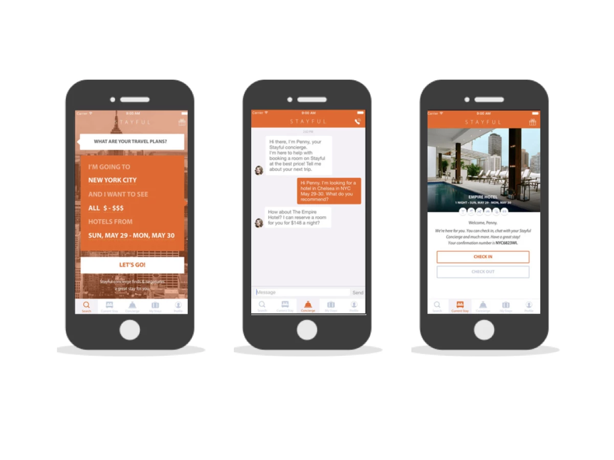 Stayful Stunning App Design