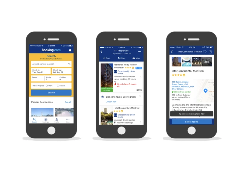 Booking.com User-Friendly App Design