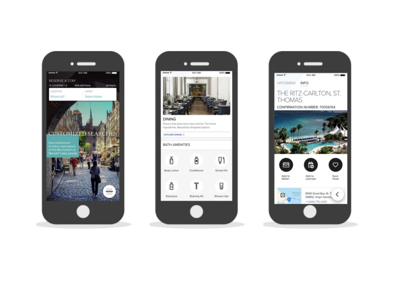 Ritz-Carlton Corporate App Design