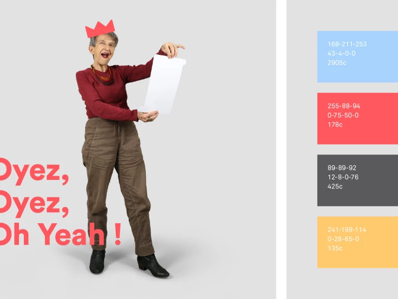 Maison Des Seniors Center Fun Print Design