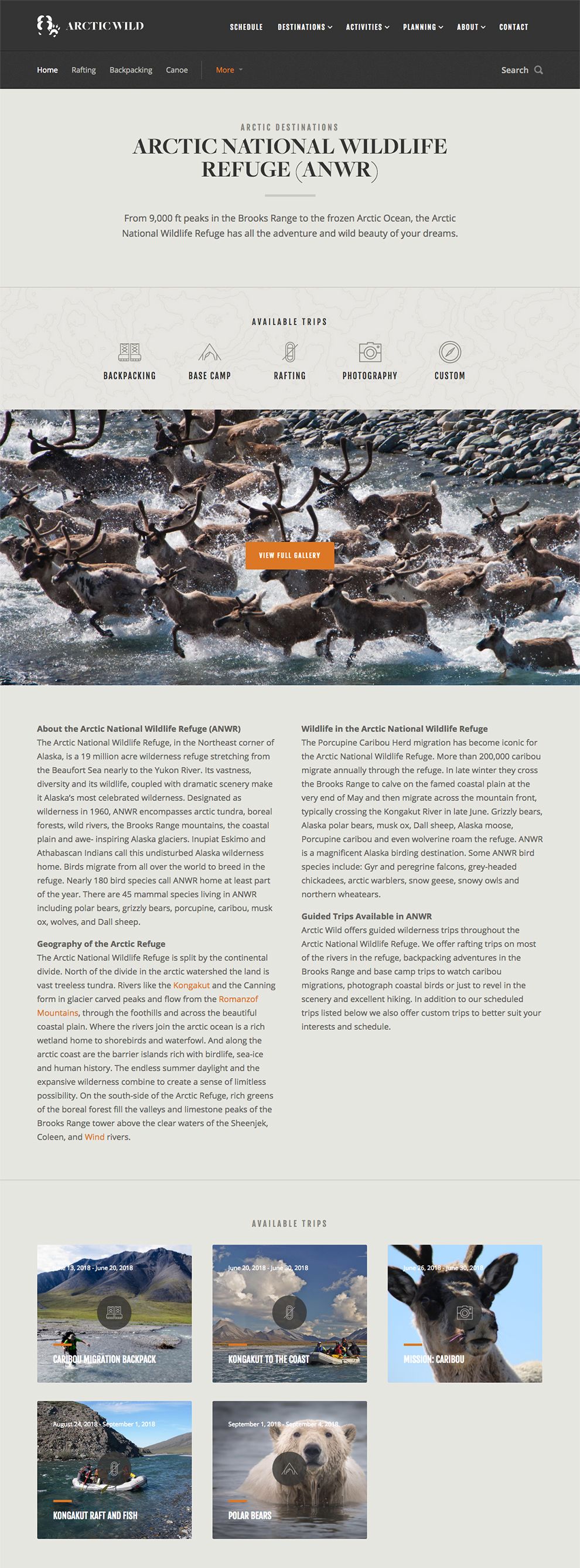 Arctic Wild Elegant Product Page