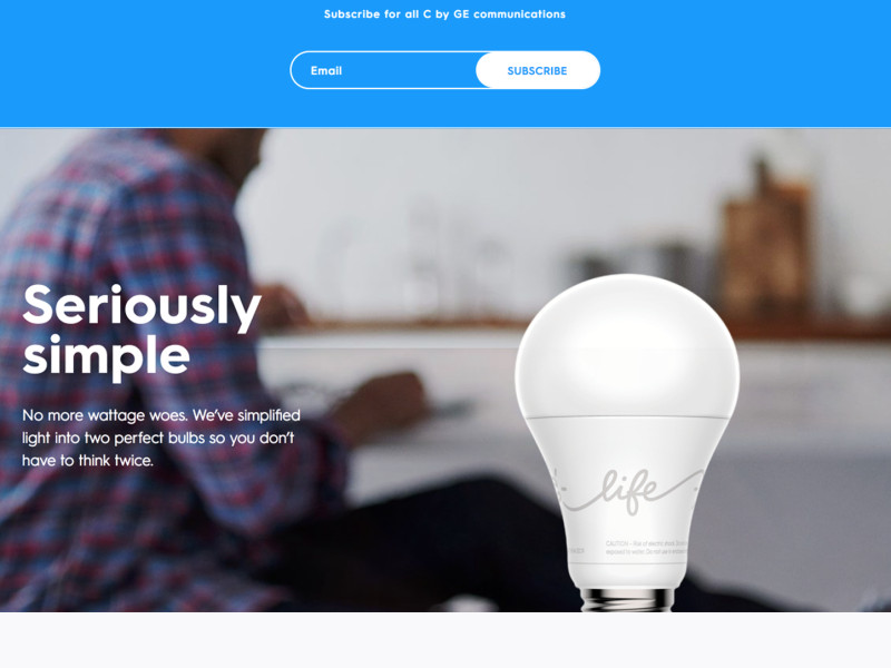 C By GE Clean Homepage