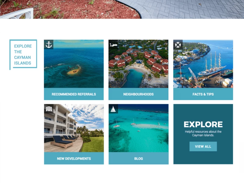 Property Cayman Beautiful Website Design