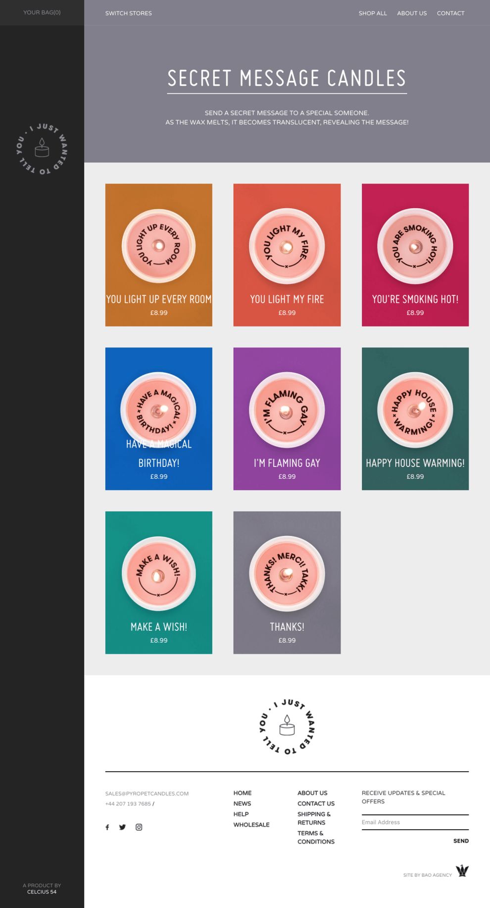 54Celsius Gorgeous Product Page