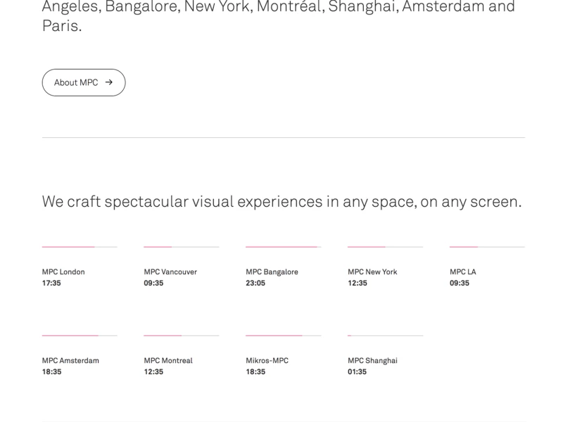 Moving Picture Clean Website Design