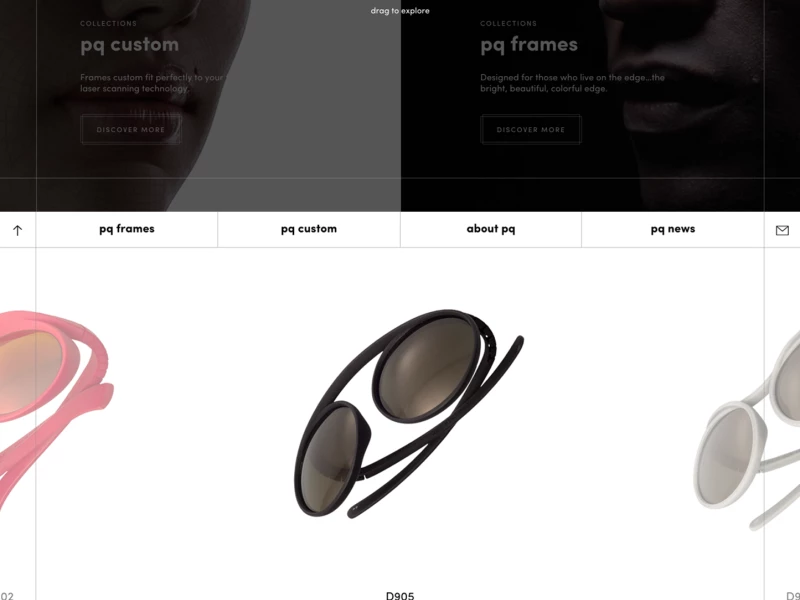 pq by Ron Arad Awesome Website Design