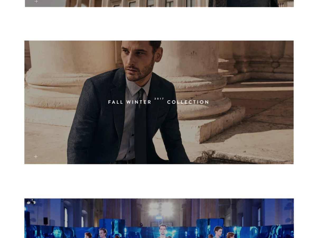 Pal Zileri Elegant Homepage
