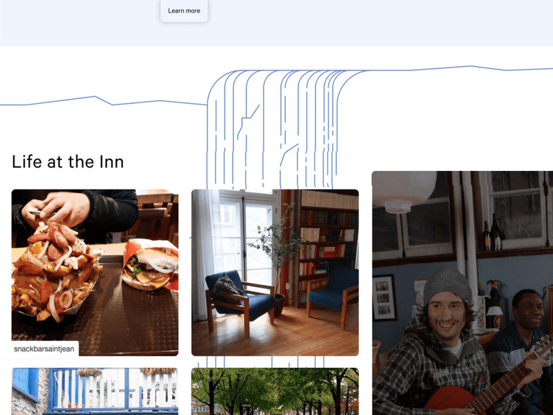 Auberge Internationale Colorful Homepage