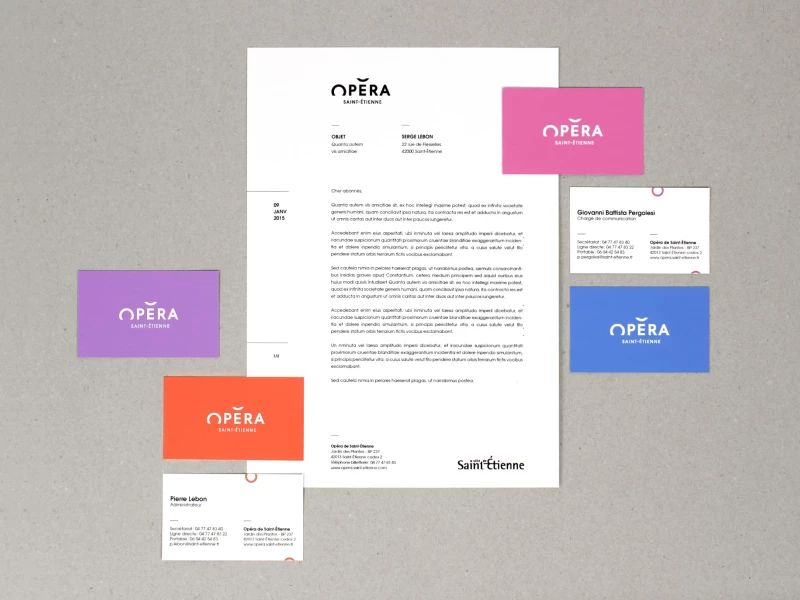 Opéra de Saint-Étienne Playful Print Design