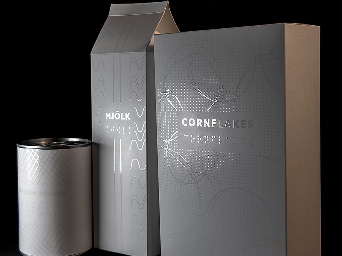 Color Me Blind Elegant Packaging Design