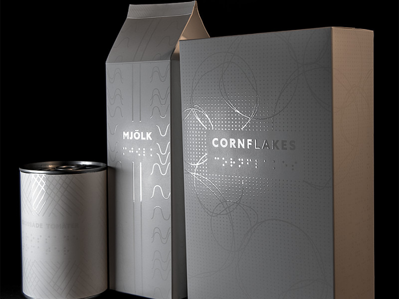 Color Me Blind Elegant Packaging Design