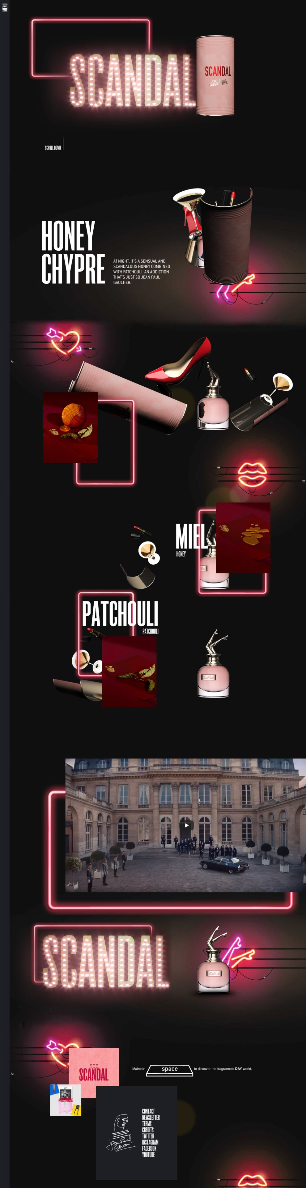 Jean Paul Gaultier Gorgeous Website Design