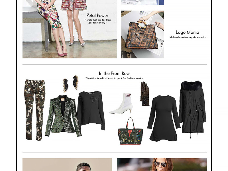 Neiman Marcus Luxury Website Homepage