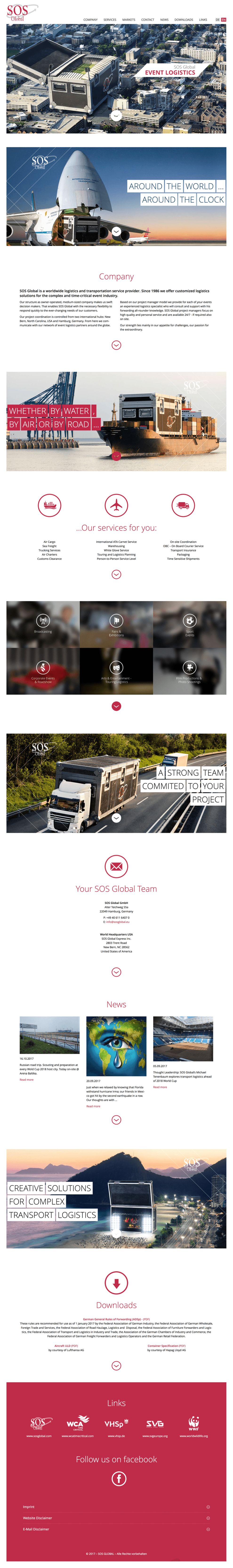 SOS Global Professional Website Design