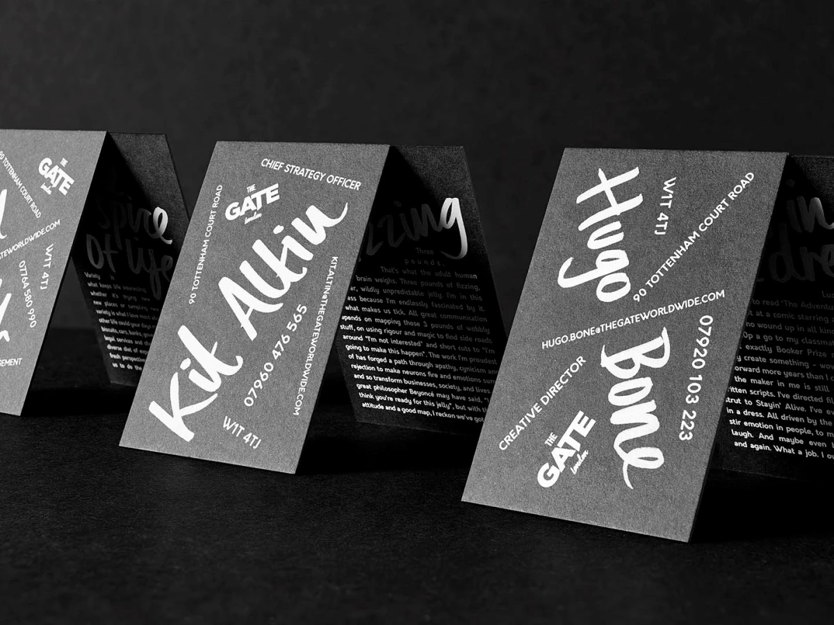 Boundless Business Cards Contemporary Print Design