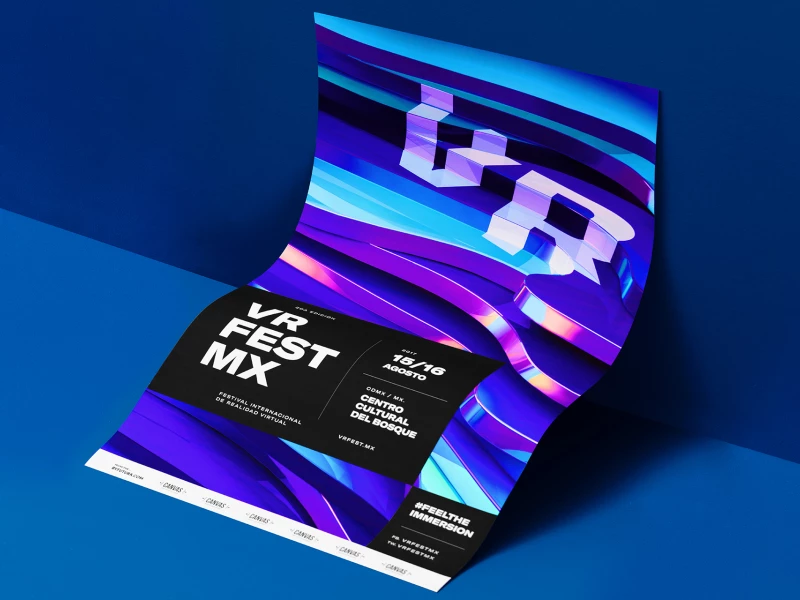VR Fest Mexico Fun Print Design