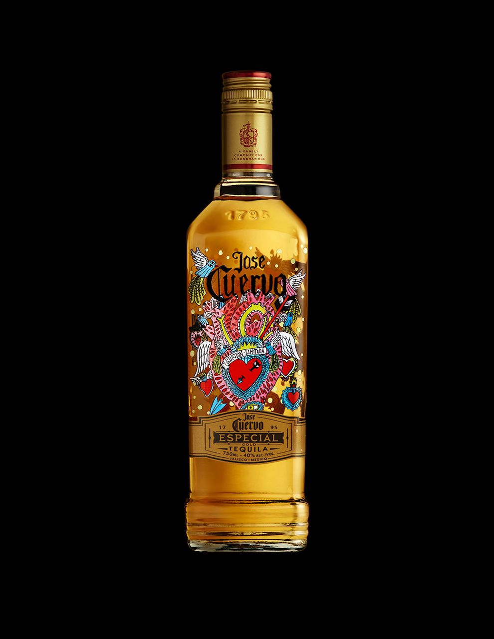 Jose Cuervo's 222 Vibrant Bottle Design