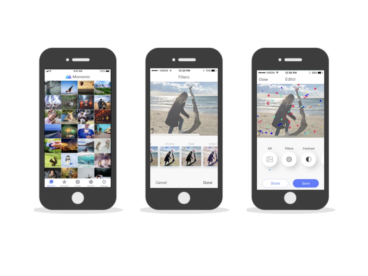 Momento - GIF Maker Sleek App Design